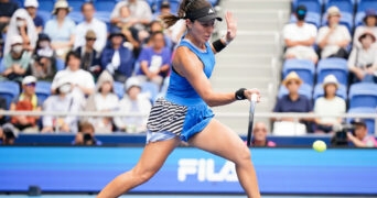 Jessica Pegula at the 2023 Toray Pan Pacific Open in Tokyo