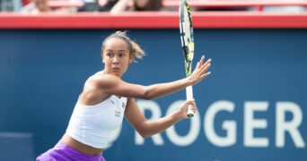 Leylah Fernandez at the 2023 National Bank Open