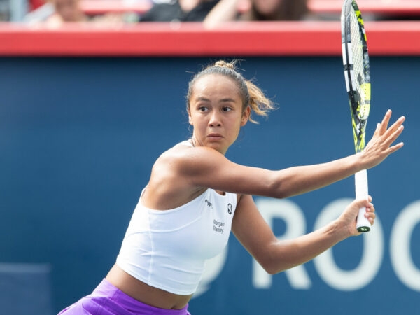 Leylah Fernandez at the 2023 National Bank Open