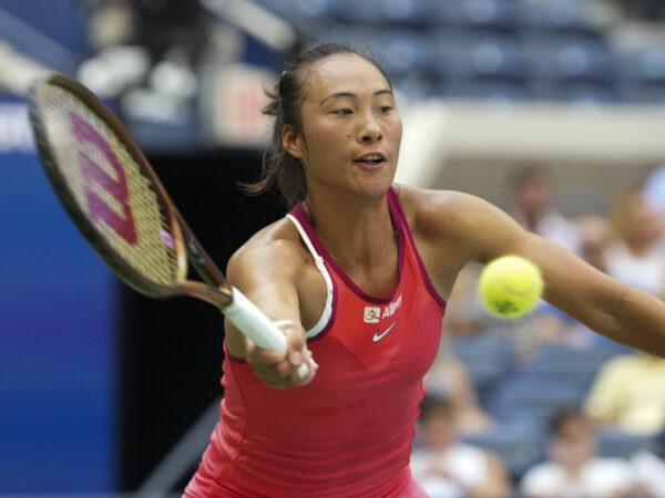 Qinwen Zheng at the 2023 US Open