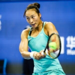 Qinwen Zheng at the 2023 WTA Elite Trophy