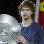 Andrey Rublev at the ATP Shanghai Masters 2023