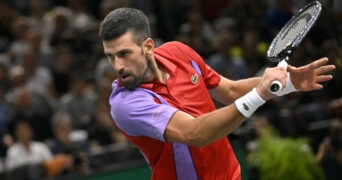 Novak Djokovic Rolex Paris Masters - Chryslene Caillaud / Panoramic