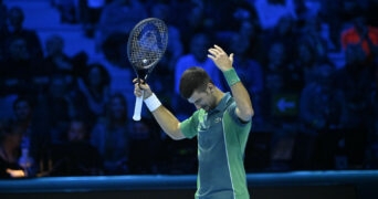 Novak Djokovic - ATP Finals - Chryslene Caillaud / Panoramic