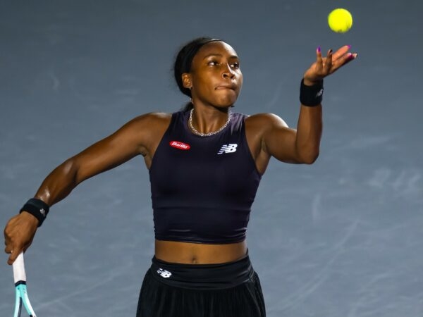 Coco Gauff WTA Finals 2023 serve