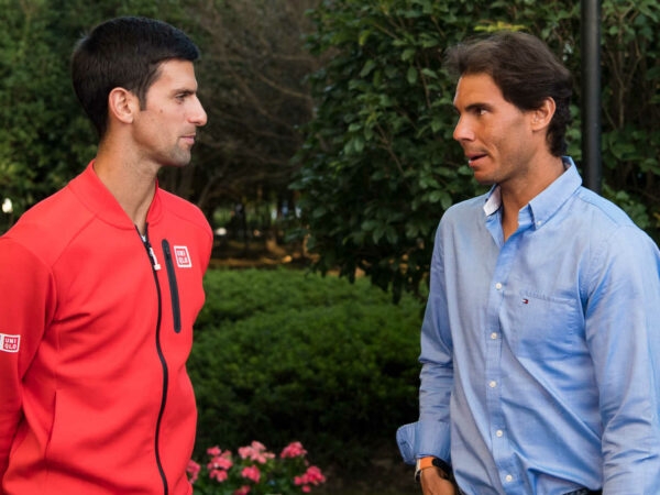 Novak Djokovic and Rafael Nadal, 2016 in Shanghai