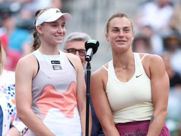 Elena Rybakina and Aryna Sabalenka at Indian Wells 2023