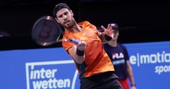 Karen Khachanov indoors