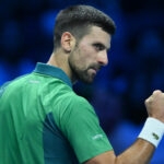 Novak Djokovic at the ATP Finals in Turin