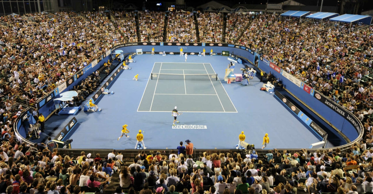 A general view of the Margaret Court Arena at the 2023 Australian Open