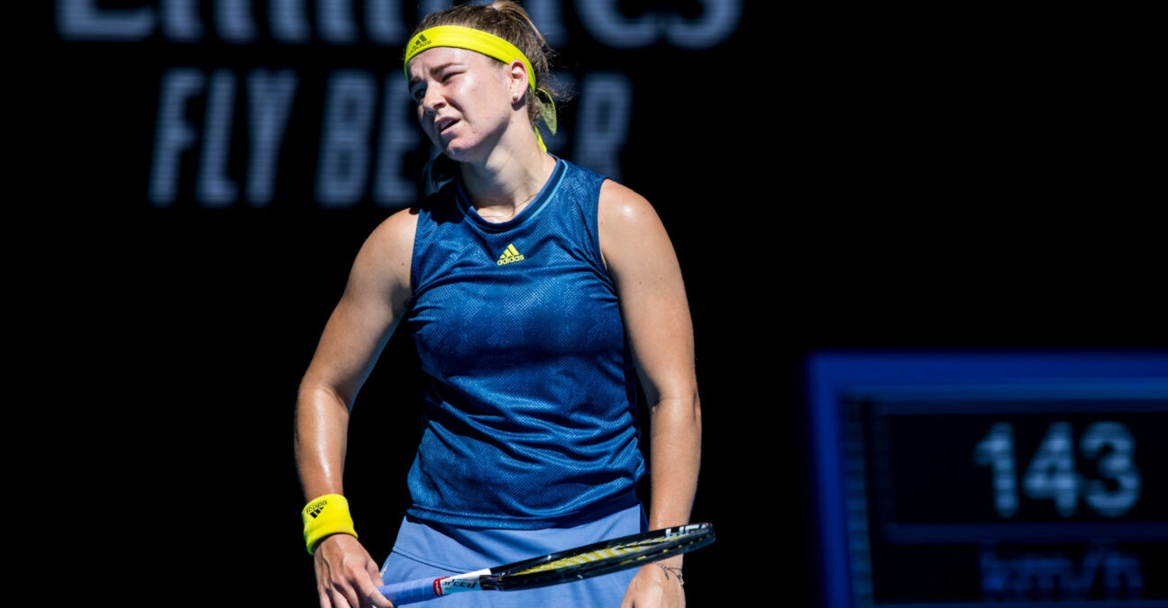 Karolina Muchova at the 2021 Australian Open
