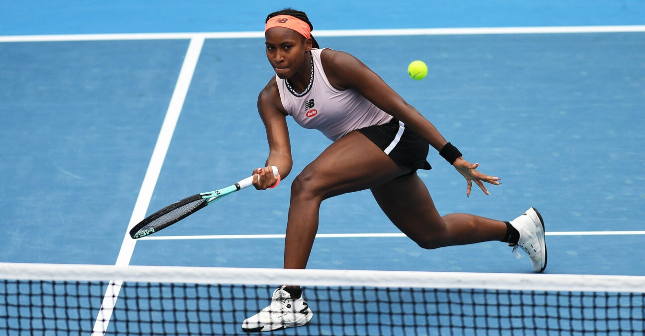 Coco Gauff at the 2024 ASB Classic