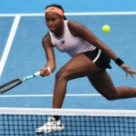 Coco Gauff at the 2024 ASB Classic