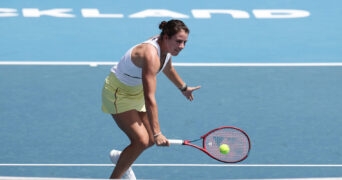 Emma Navarro at the 2024 ASB Classic in Auckland