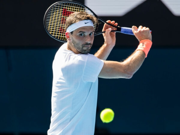 Grigor Dimitrov at the 2021 Australian Open