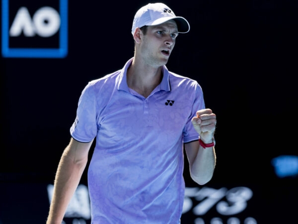 Hubert Hurkacz at the 2023 Australian Open