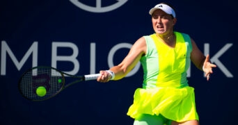 Jelena Ostapenko at the 2023 San Diego Open