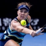 Linda Noskova at the 2024 Australian Open