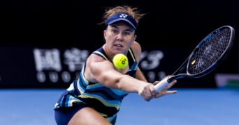 Linda Noskova at the 2024 Australian Open