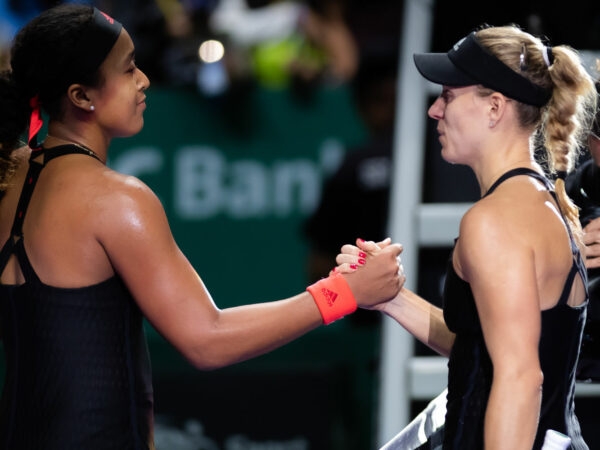 Naomi Osaka of Japan & Angelique Kerber of Germany