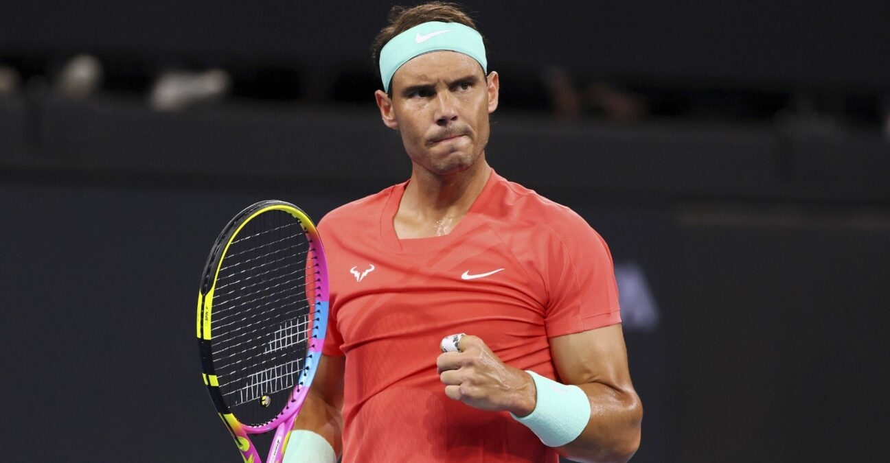 Rafael Nadal at the ATP Brisbane Open in 2023