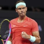 Rafael Nadal at the ATP Brisbane Open in 2023