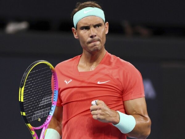 Rafael Nadal at the ATP Brisbane Open in 2023