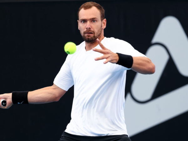 Roman Safiullin at the 2023 Adelaide International Tournament