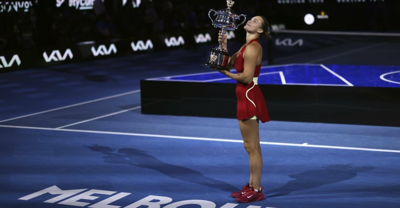 Aryna Sabalenka at the 2024 Australian Open