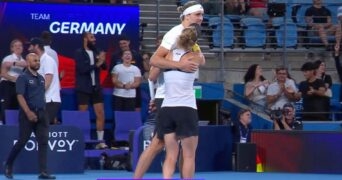 Alexander Zverev and Laura Siegemund