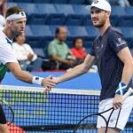 Jamie Murray (on the right) and Michael Venus (on the left) in Doha in 2024 (Imago / Panoramic)