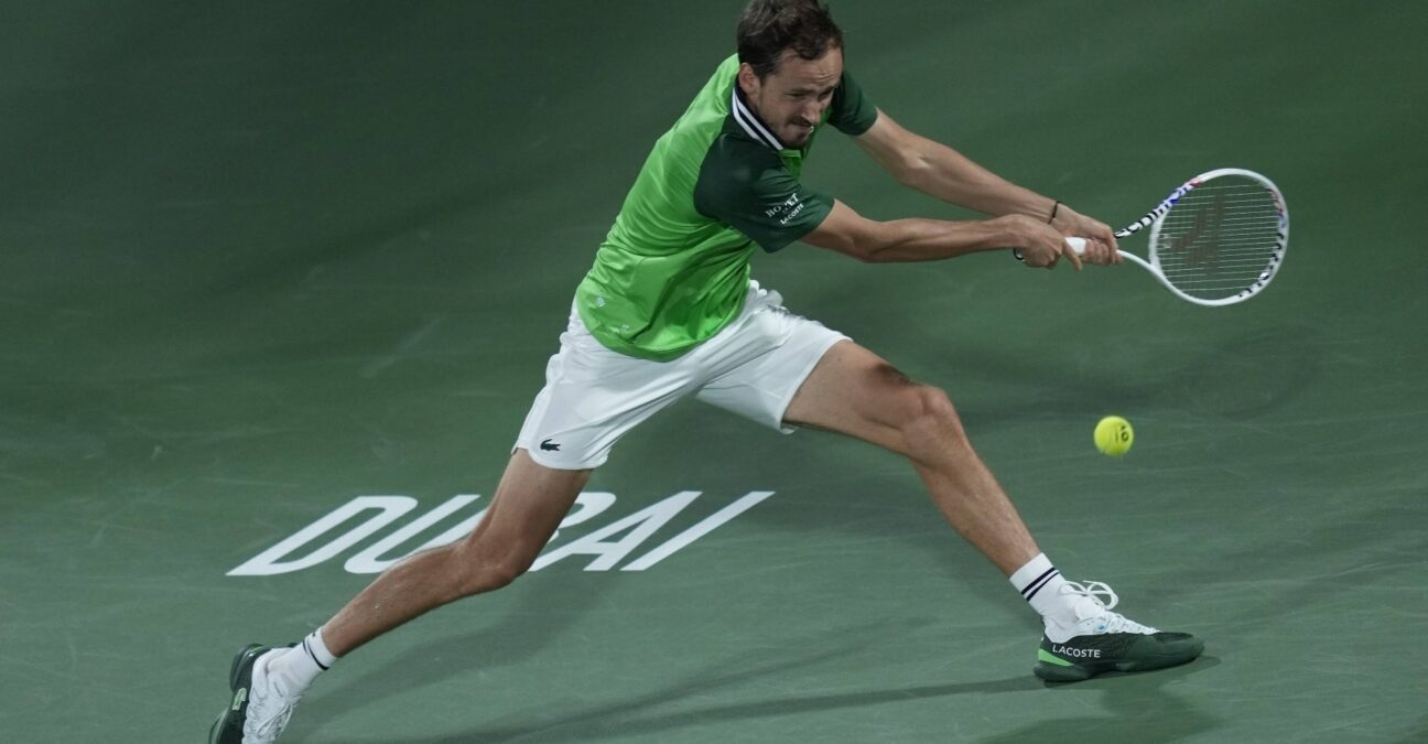 Dubai Open Defending champion Medvedev reaches second round on return