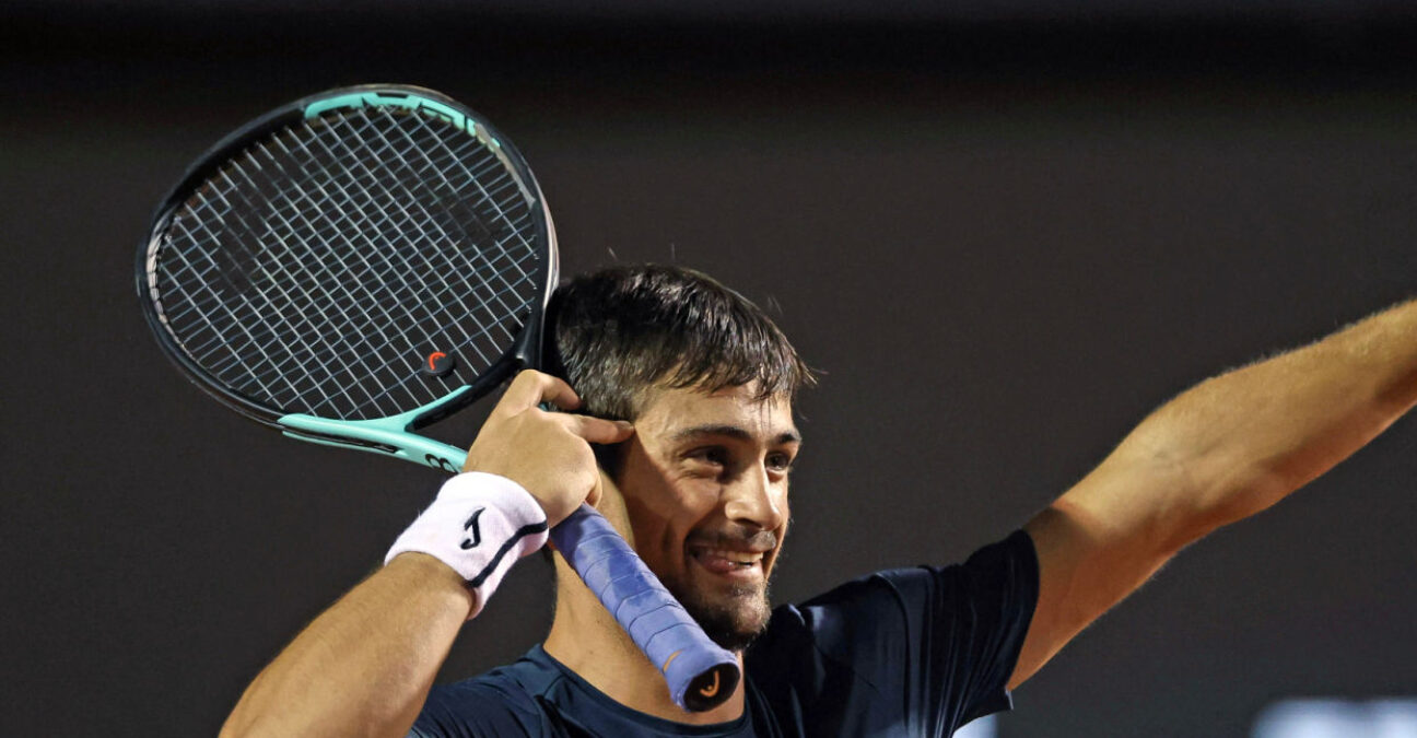 Mariano Navone at the 2024 Rio Open Tennis Tournament