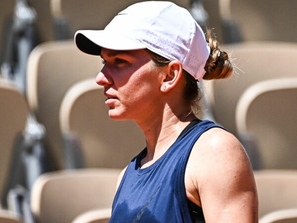 Simona Halep at the 2022 French Open