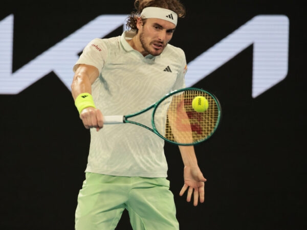 Stefanos Tsitsipas at the 2024 Australian Open