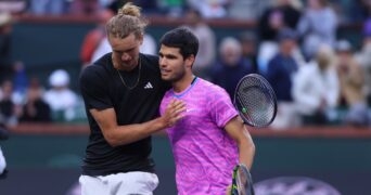 Carlos Alcaraz and Alexander Zverev, Indian Wells 2024