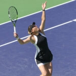 Caroline Wozniacki at Indian Wells 2024