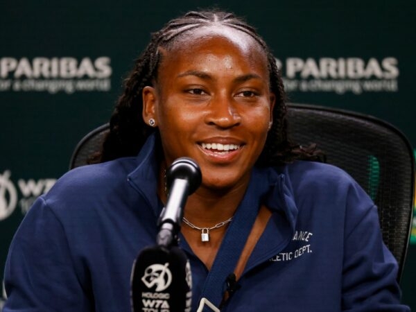 Coco Gauff smiling