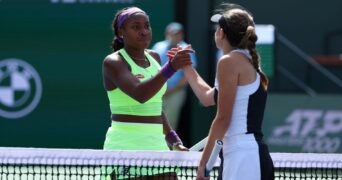 Gauff Burel 2024 Indian Wells