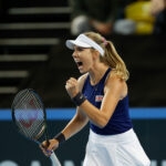 Katie Boulter at the 2023 Billie Jean King Cup