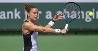 Maria Sakkari at Indian Wells 2024