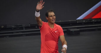 Rafael Nadal in Las Vegas in March 2024