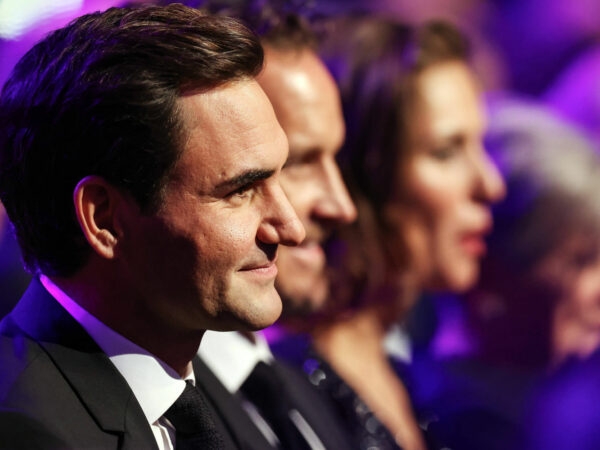 Roger Federer at Swiss Sports 2022 Award Presentation of Sports Awards in Zurich, Switzerland