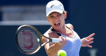 Simona Halep at the 2022 National Bank Open in Toronto