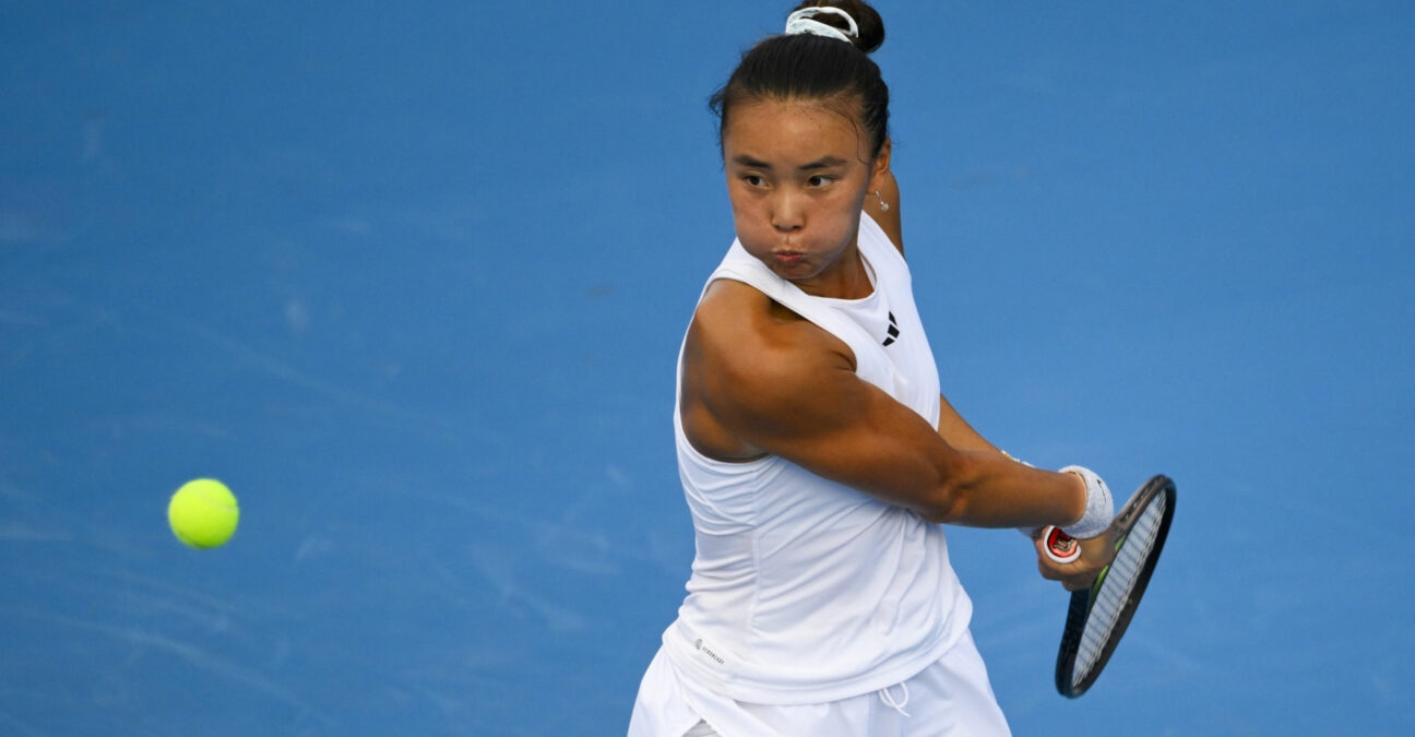 Yue Yuan at the 2023 WTA Prague Open