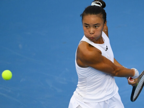 Yue Yuan at the 2023 WTA Prague Open