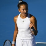 Yue Yuan at the WTA Prague Open 2023