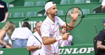 Grigor Dimitrov at the 2024 Monte Carlo Masters