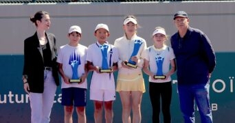 Daniel Gardalaity, Li Yanru, Guo Ketong and Elizaveta Anikina, IMG Future Stars 2024 | © Tennis Majors