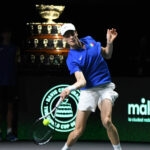 Jannik Sinner at the 2023 Davis Cup